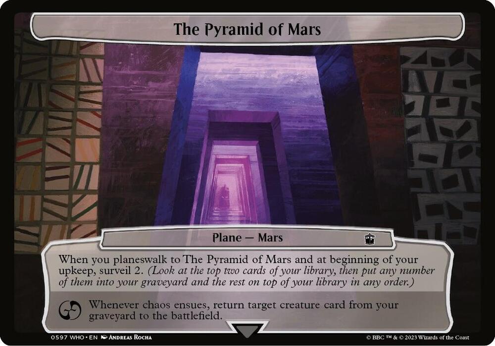 The Pyramid of Mars [Planechase: Universes Beyond: Doctor Who] 597