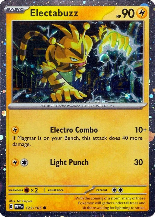 Electabuzz - 125/165 (Cosmos Holo) [Miscellaneous Cards & Products] 125/165