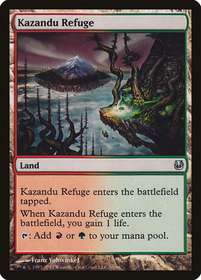 Kazandu Refuge [Duel Decks: Ajani vs. Nicol Bolas] 35
