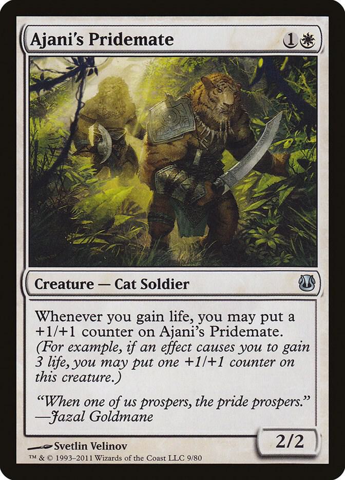 Ajani's Pridemate [Duel Decks: Ajani vs. Nicol Bolas] 9