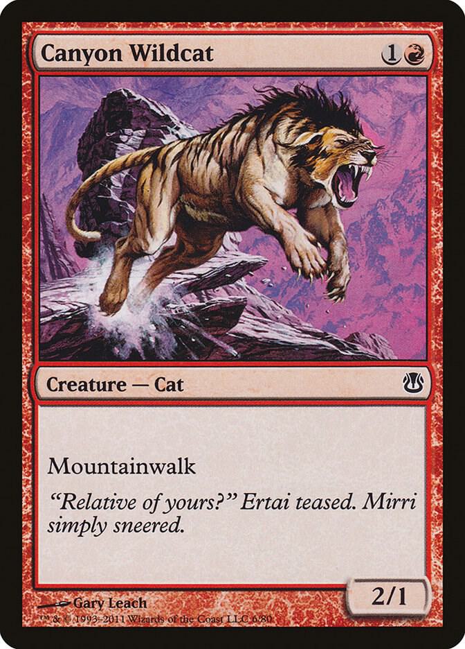 Canyon Wildcat [Duel Decks: Ajani vs. Nicol Bolas] 6