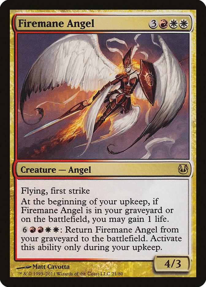 Firemane Angel [Duel Decks: Ajani vs. Nicol Bolas] 21