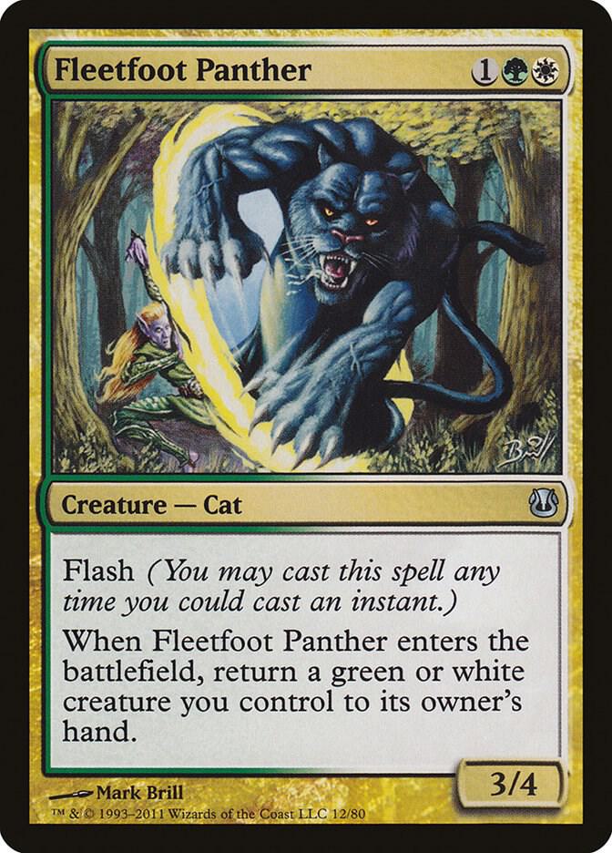 Fleetfoot Panther [Duel Decks: Ajani vs. Nicol Bolas] 12