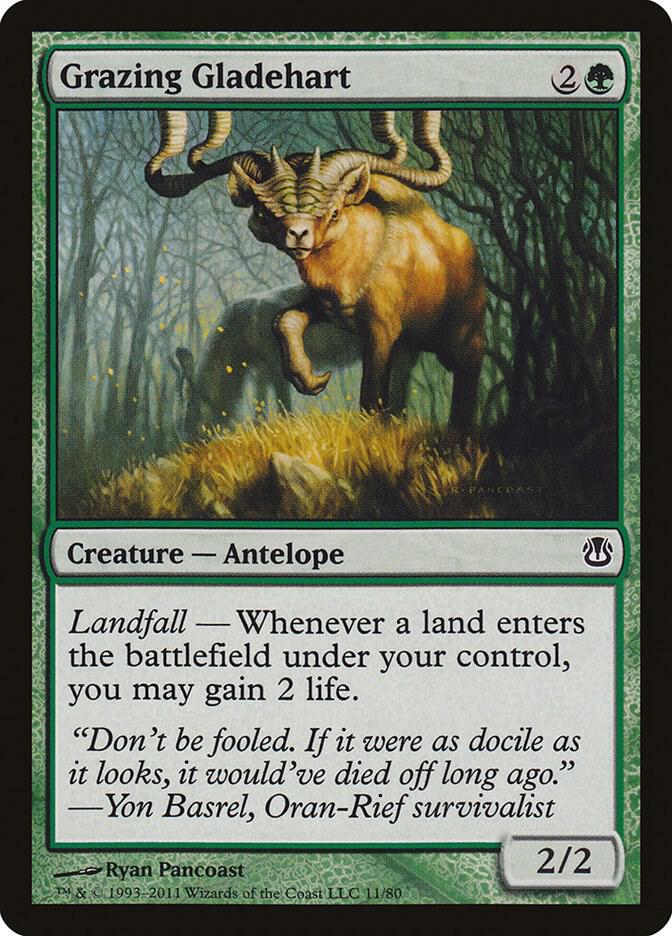Grazing Gladehart [Duel Decks: Ajani vs. Nicol Bolas] 11