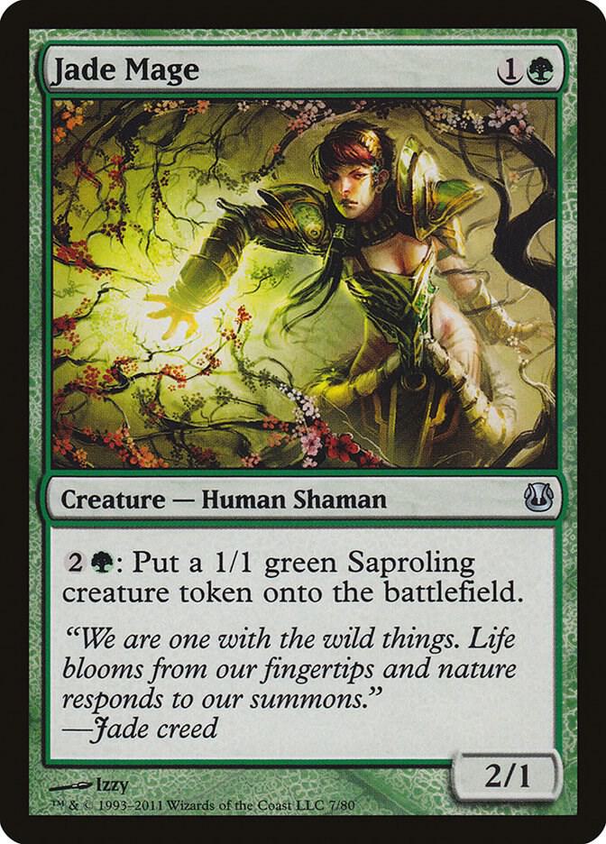 Jade Mage [Duel Decks: Ajani vs. Nicol Bolas] 7