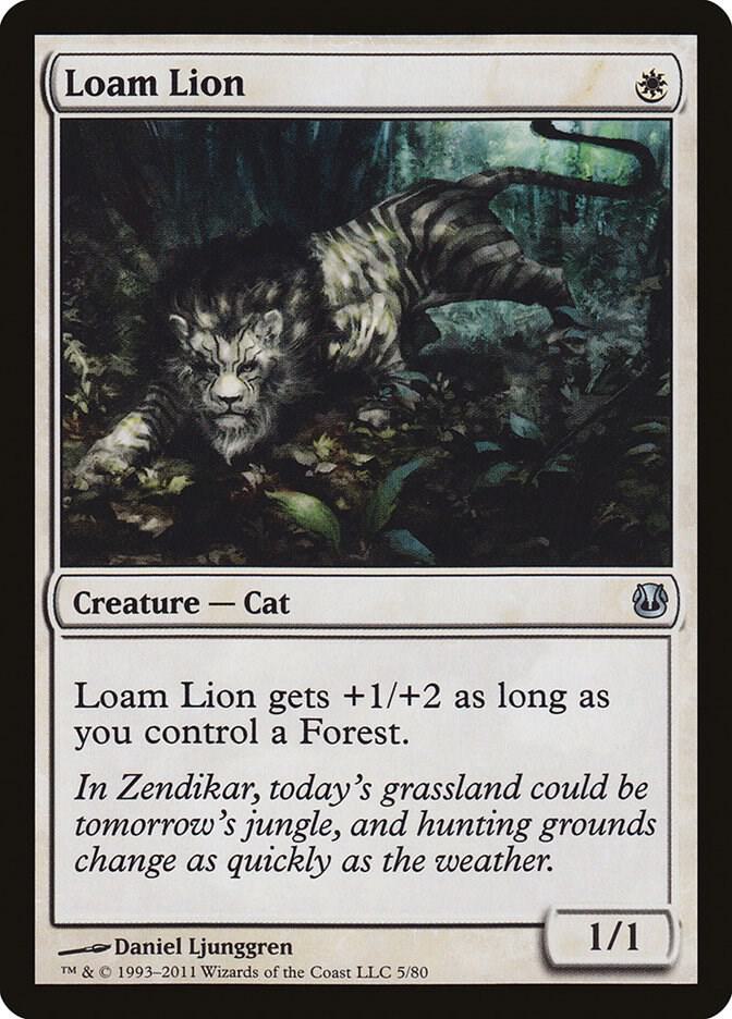 Loam Lion [Duel Decks: Ajani vs. Nicol Bolas] 5