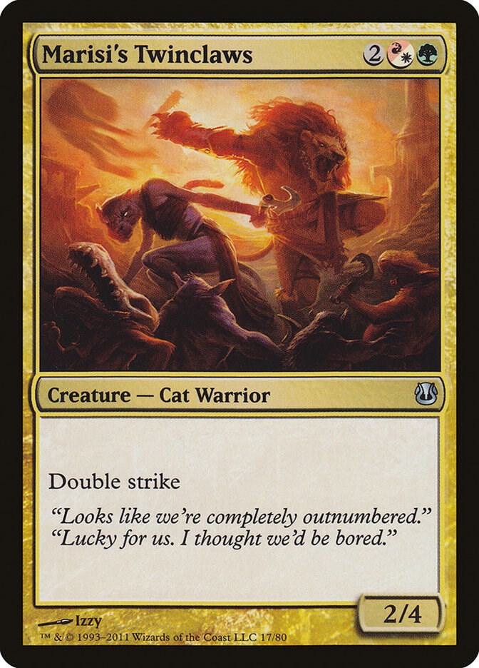 Marisi's Twinclaws [Duel Decks: Ajani vs. Nicol Bolas] 17
