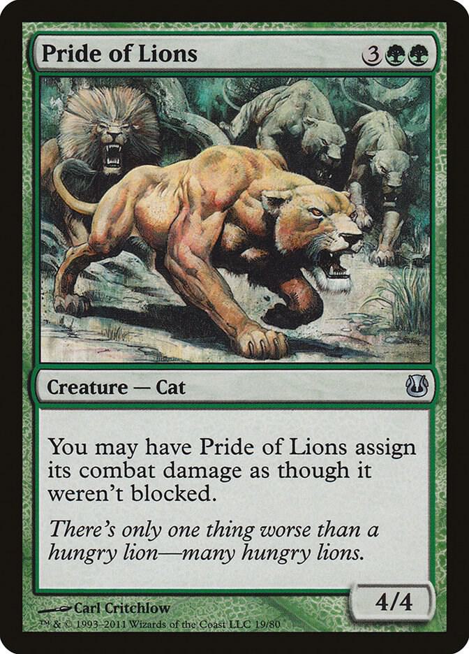 Pride of Lions [Duel Decks: Ajani vs. Nicol Bolas] 19
