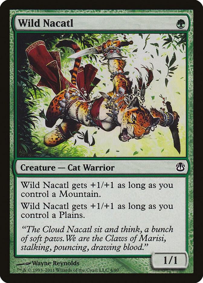 Wild Nacatl [Duel Decks: Ajani vs. Nicol Bolas] 4