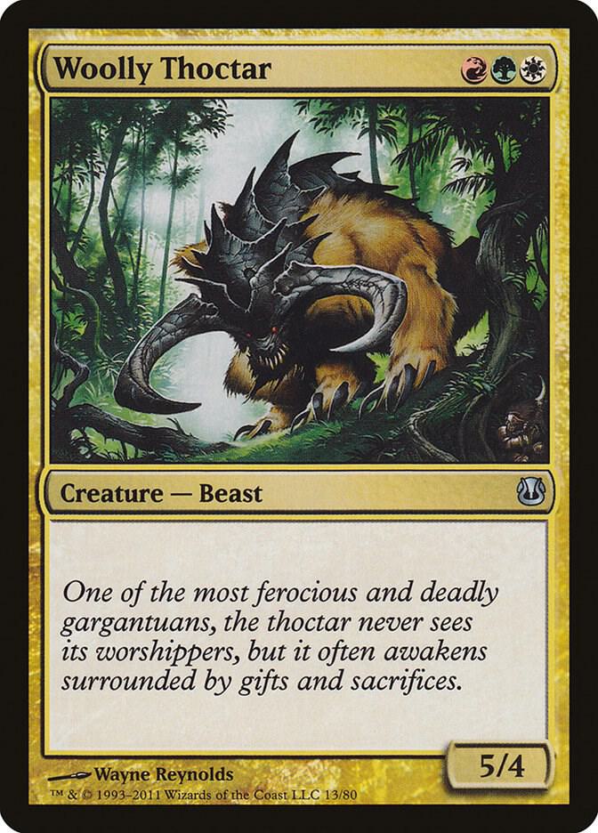Woolly Thoctar [Duel Decks: Ajani vs. Nicol Bolas] 13