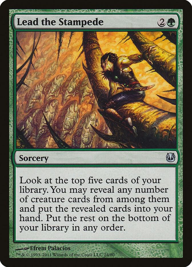 Lead the Stampede [Duel Decks: Ajani vs. Nicol Bolas] 24