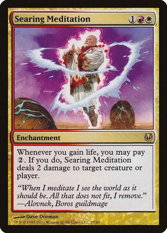 Searing Meditation [Duel Decks: Ajani vs. Nicol Bolas] 27
