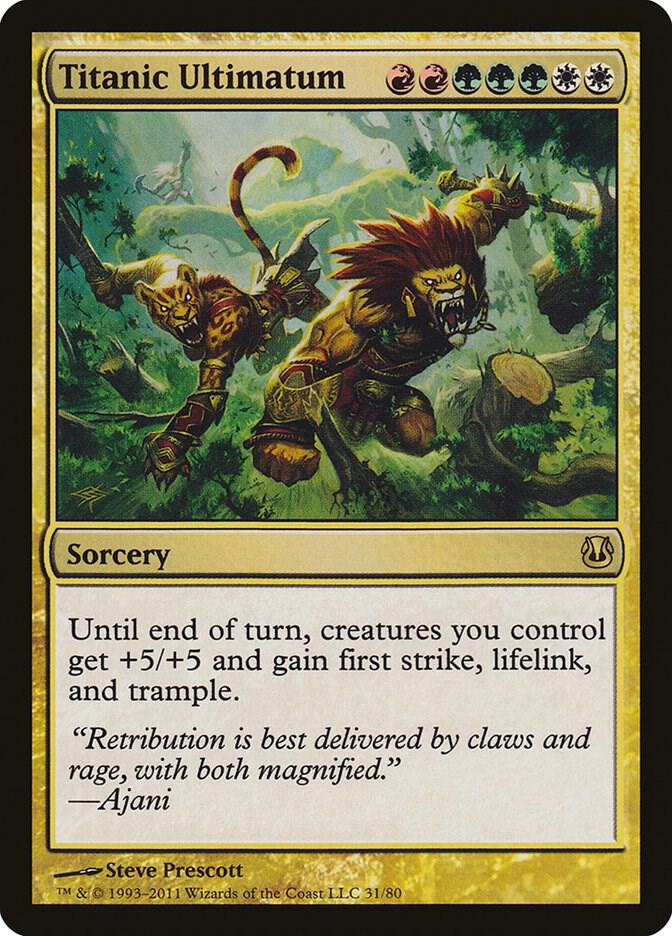 Titanic Ultimatum [Duel Decks: Ajani vs. Nicol Bolas] 31