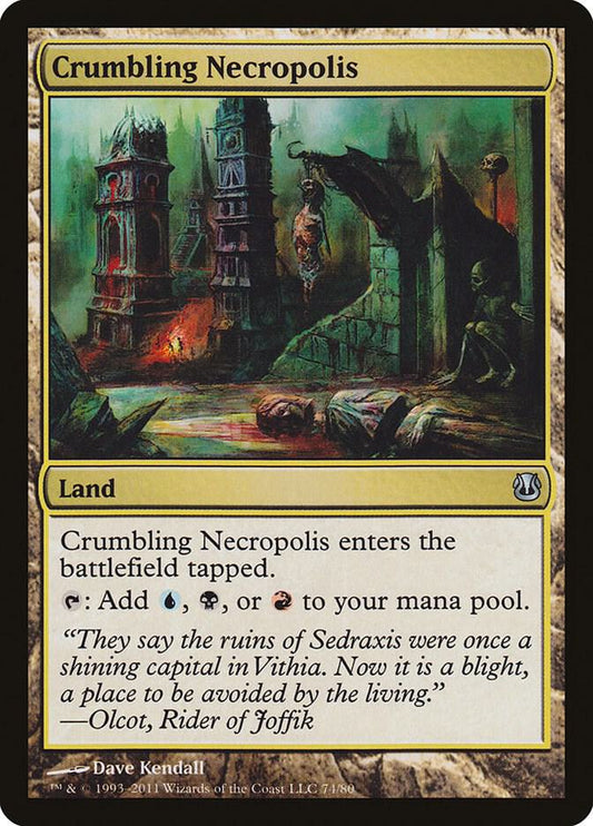 Crumbling Necropolis [Duel Decks: Ajani vs. Nicol Bolas] 74