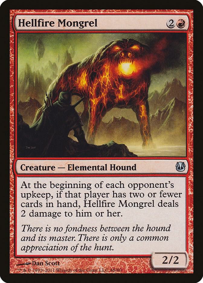 Hellfire Mongrel [Duel Decks: Ajani vs. Nicol Bolas] 48