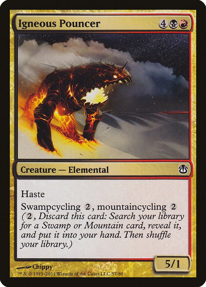 Igneous Pouncer [Duel Decks: Ajani vs. Nicol Bolas] 57