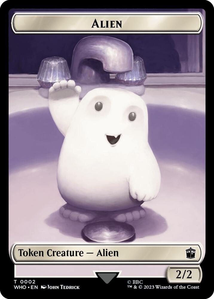 Alien // Clue (0023) Double-Sided Token [Universes Beyond: Doctor Who] 2 // 23