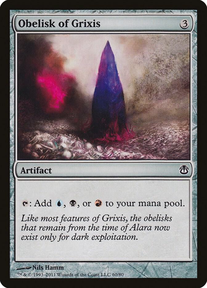 Obelisk of Grixis [Duel Decks: Ajani vs. Nicol Bolas] 60