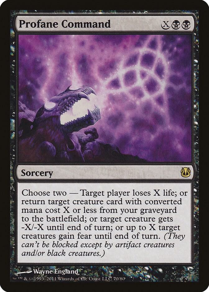 Profane Command [Duel Decks: Ajani vs. Nicol Bolas] 70