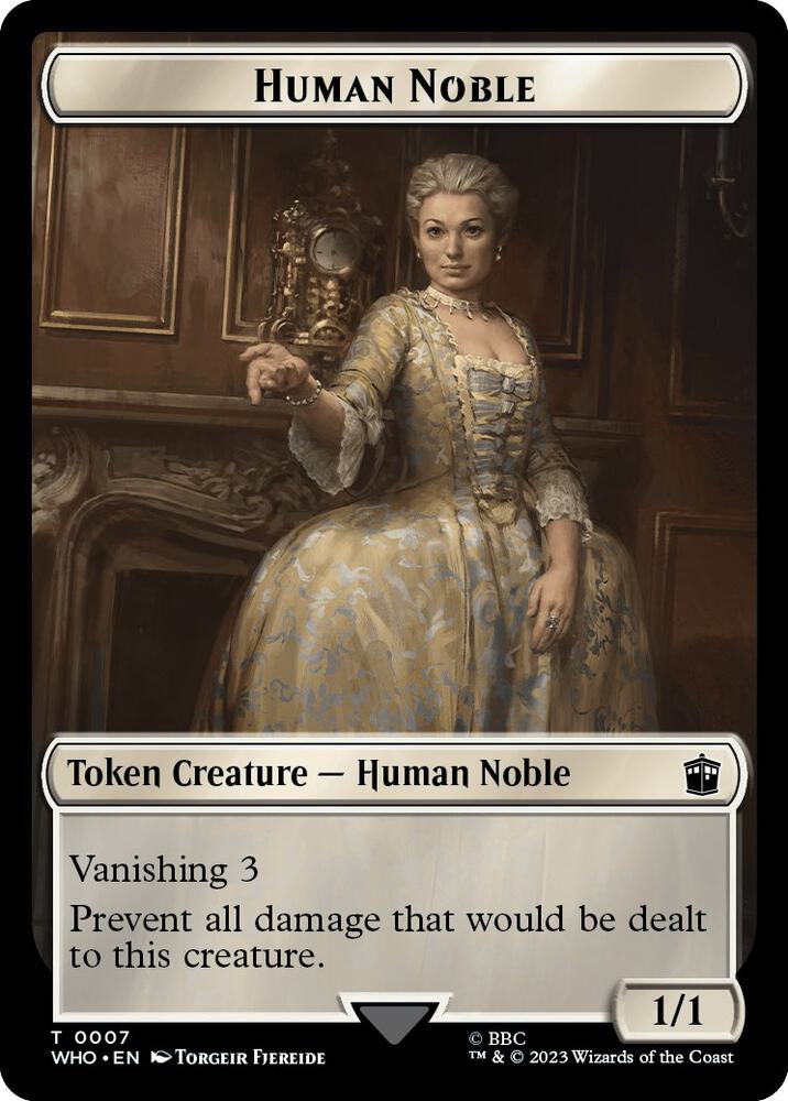 Human Noble // Cyberman Double-Sided Token [Universes Beyond: Doctor Who] 7 // 24