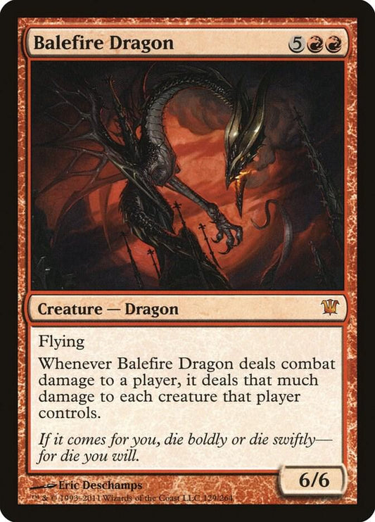 Balefire Dragon [Innistrad] 129