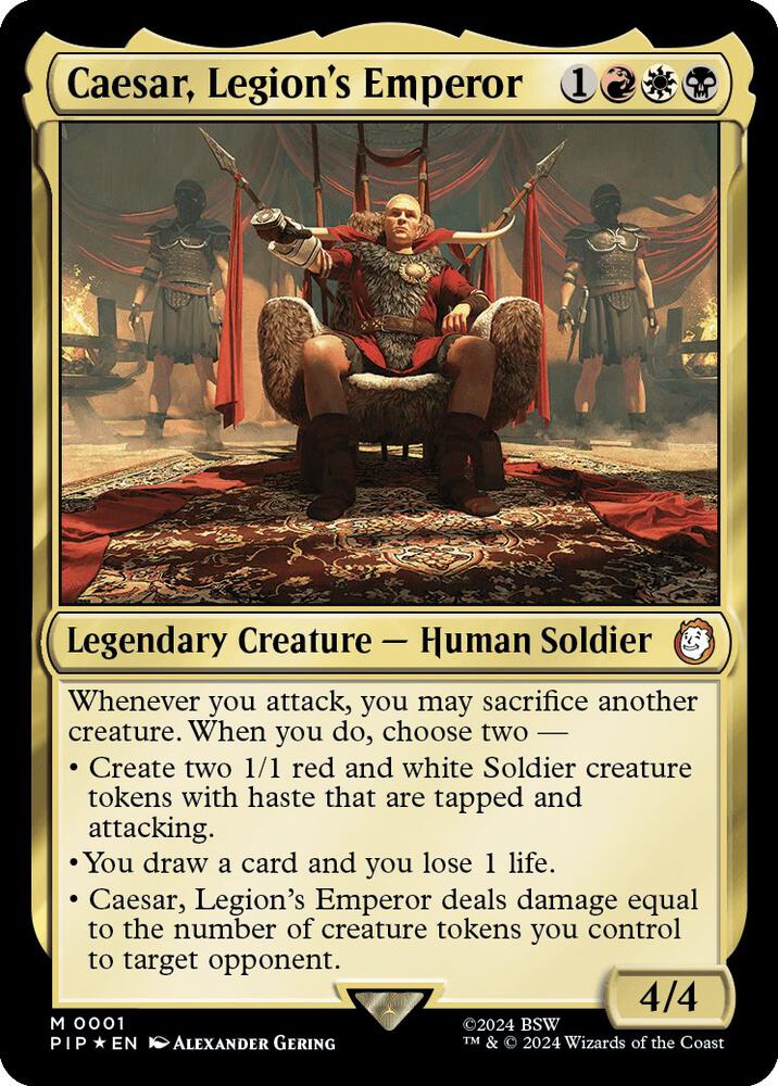 Caesar, Legion's Emperor [Universes Beyond: Fallout] 1