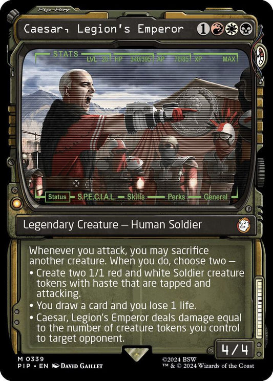 Caesar, Legion's Emperor (Showcase) [Universes Beyond: Fallout] 339
