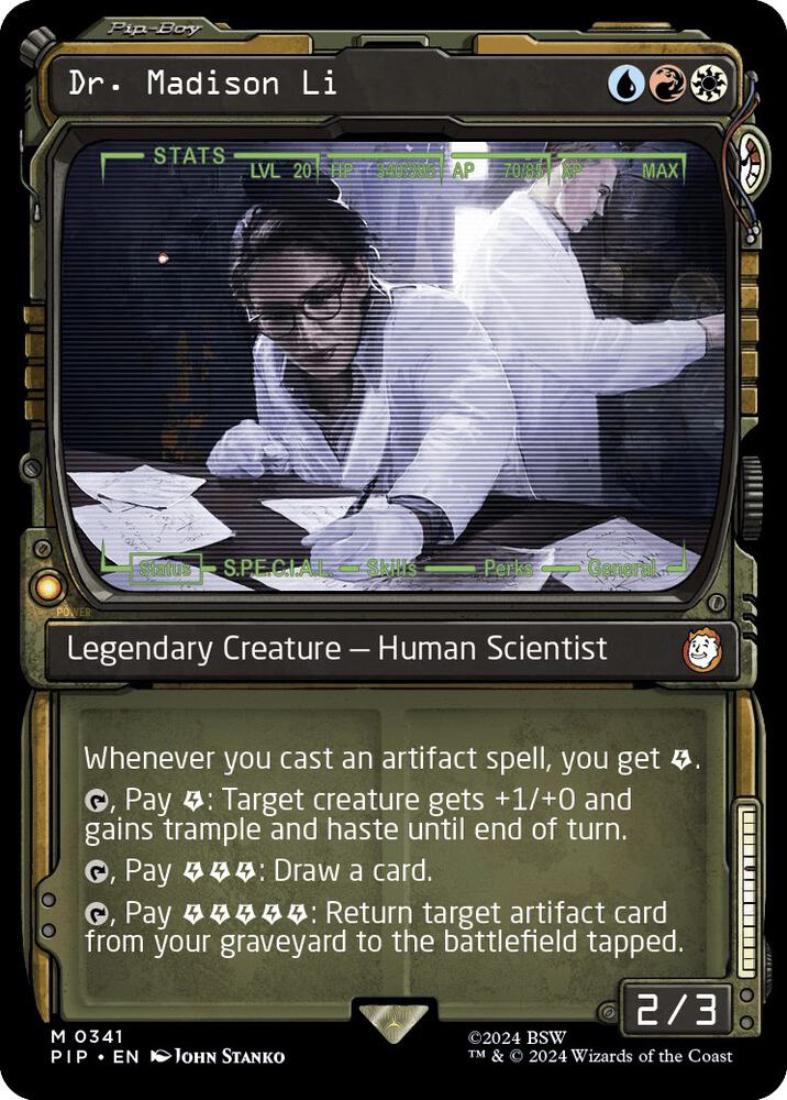 Dr. Madison Li (Showcase) [Universes Beyond: Fallout] 341