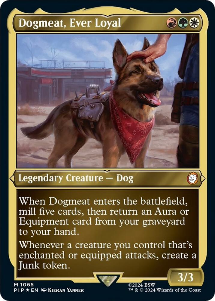 Dogmeat, Ever Loyal (Display Commander) - Thick Stock [Universes Beyond: Fallout] 1065