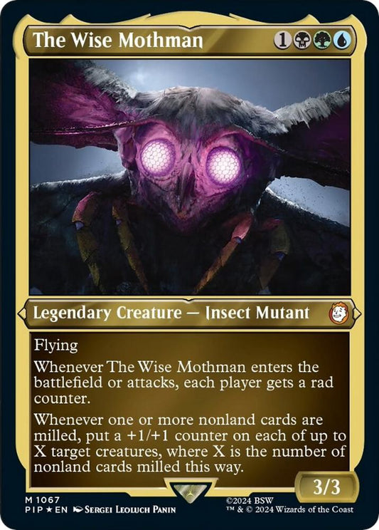 The Wise Mothman (Display Commander) - Thick Stock [Universes Beyond: Fallout] 1067