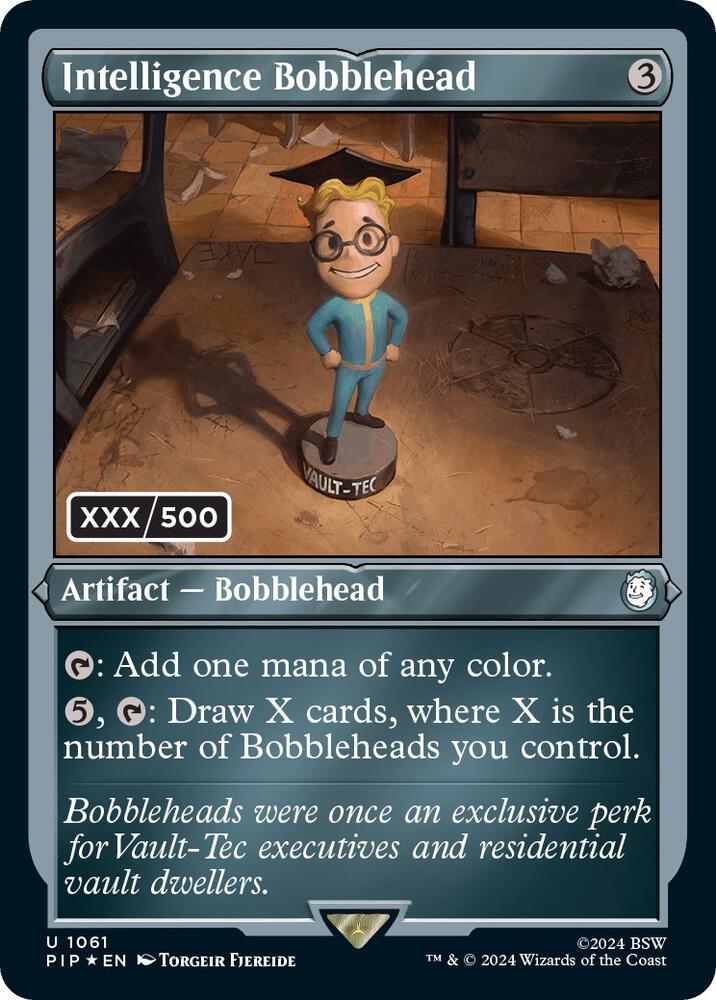 Intelligence Bobblehead (Serial Numbered) [Universes Beyond: Fallout] 1061