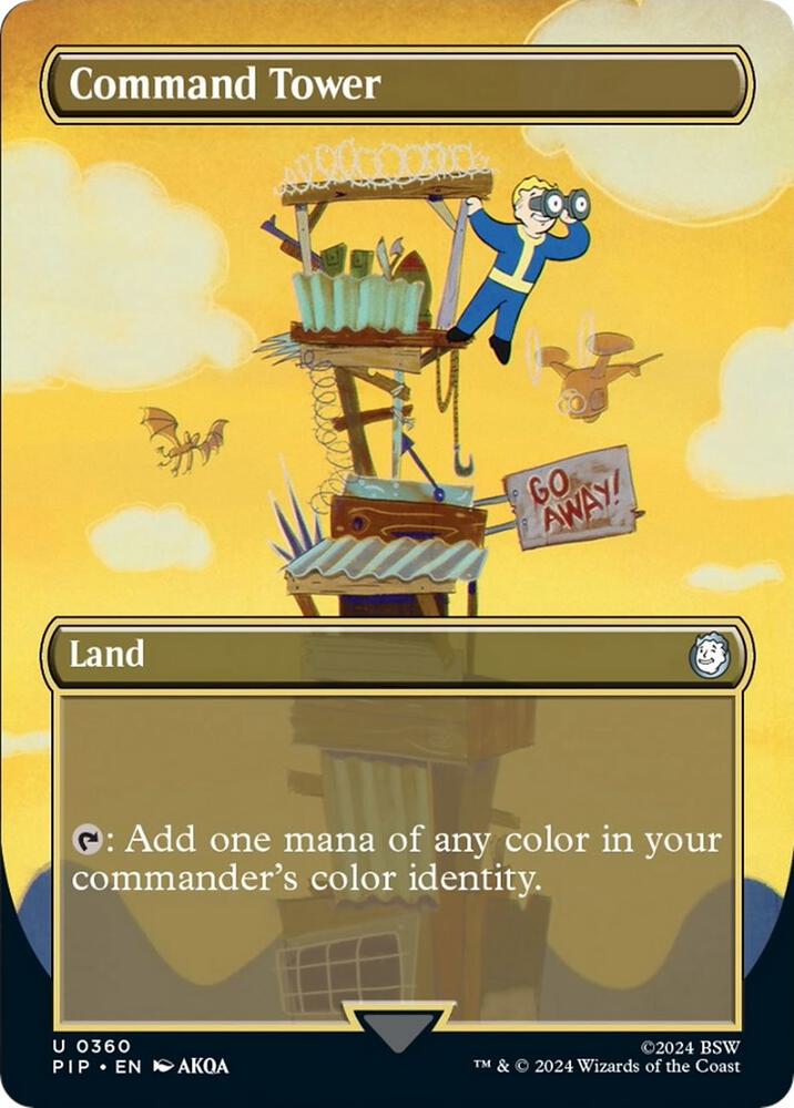 Command Tower (Borderless) [Universes Beyond: Fallout] 360