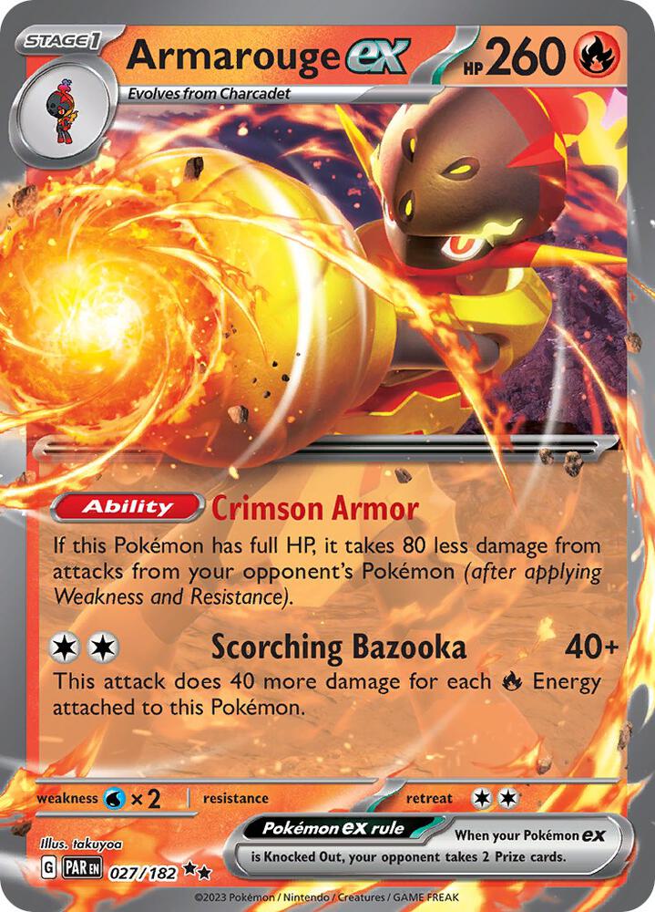 Armarouge ex [SV04: Paradox Rift] 027/182
