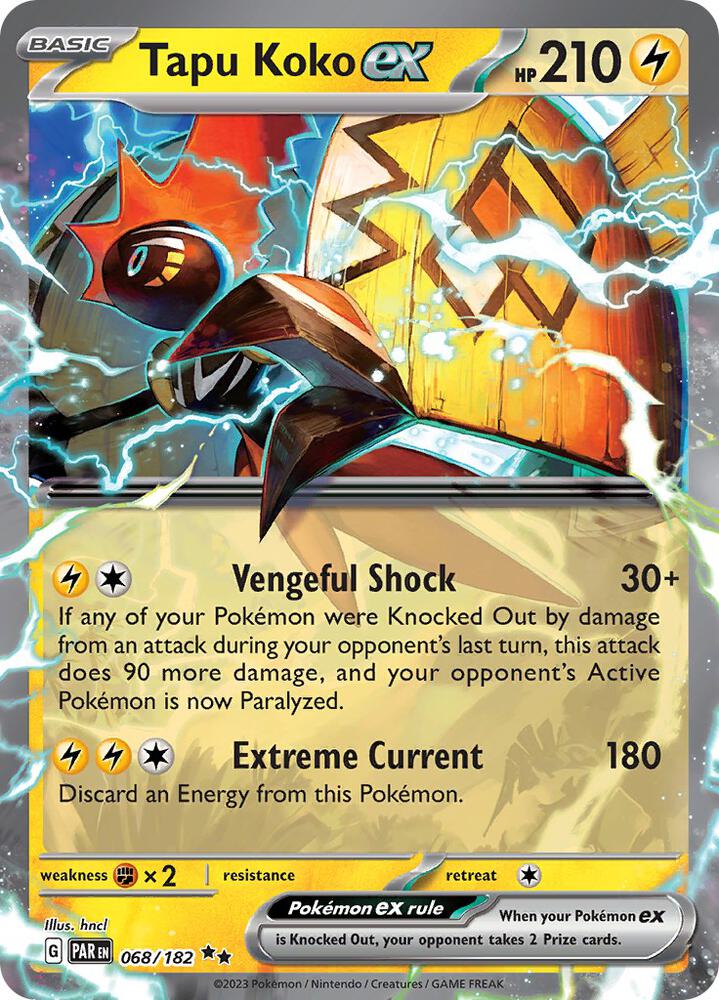 Tapu Koko ex - 068/182 [SV04: Paradox Rift] 068/182