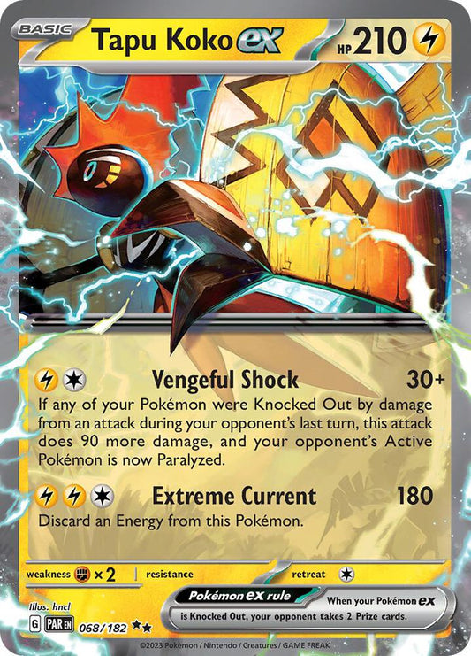 Tapu Koko ex - 068/182 [SV04: Paradox Rift] 068/182