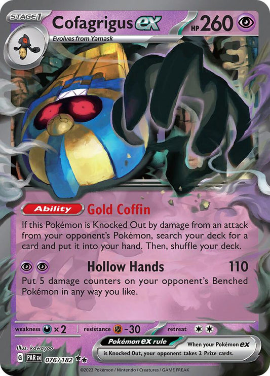 Cofagrigus ex [SV04: Paradox Rift] 076/182