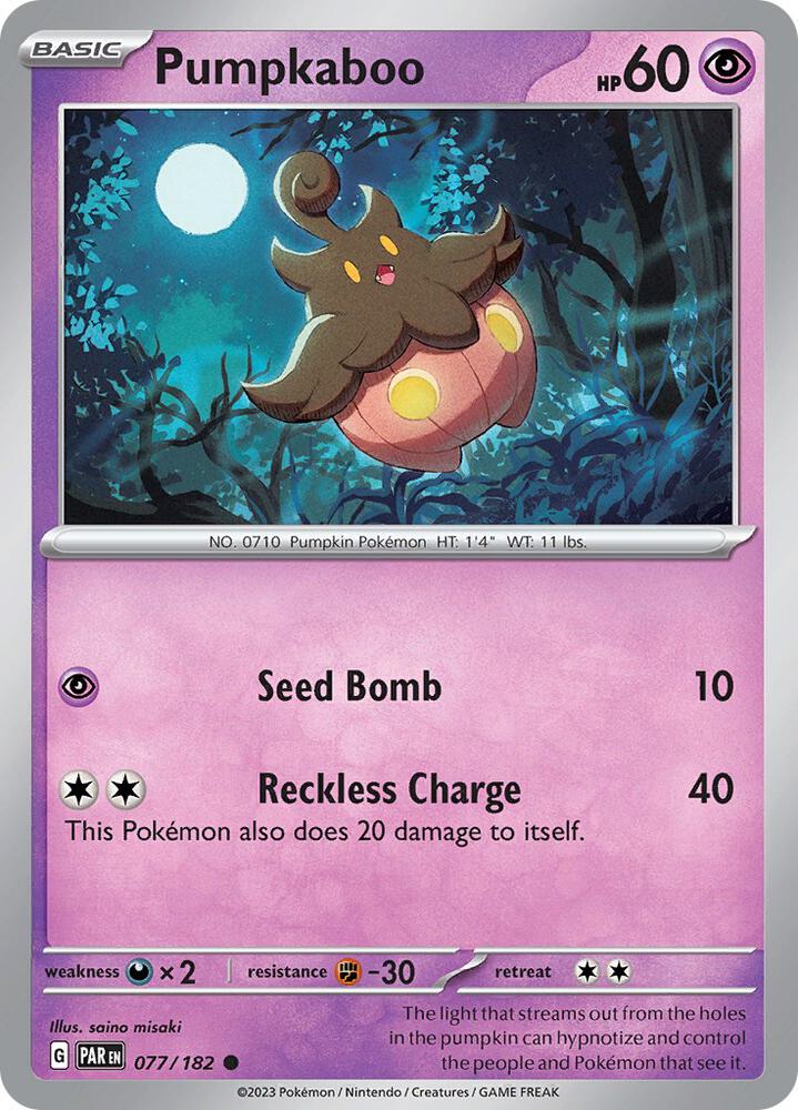 Pumpkaboo [SV04: Paradox Rift] 077/182