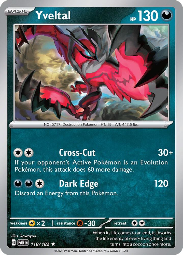 Yveltal - 118/182 [SV04: Paradox Rift] 118/182