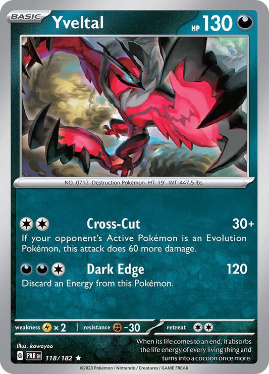 Yveltal - 118/182 [SV04: Paradox Rift] 118/182