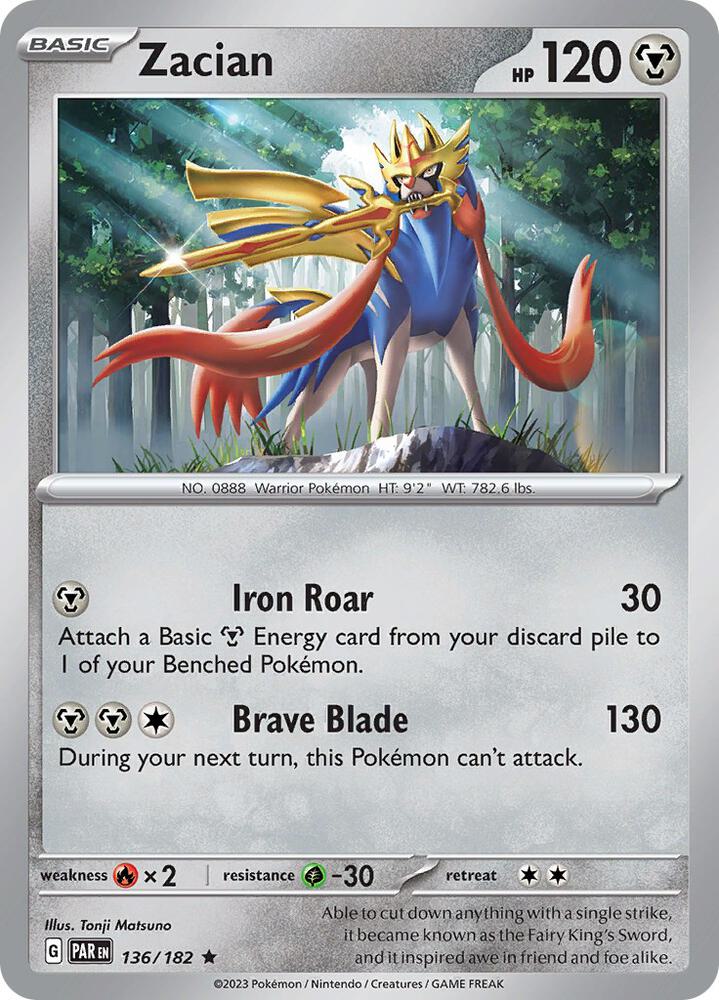 Zacian [SV04: Paradox Rift] 136/182