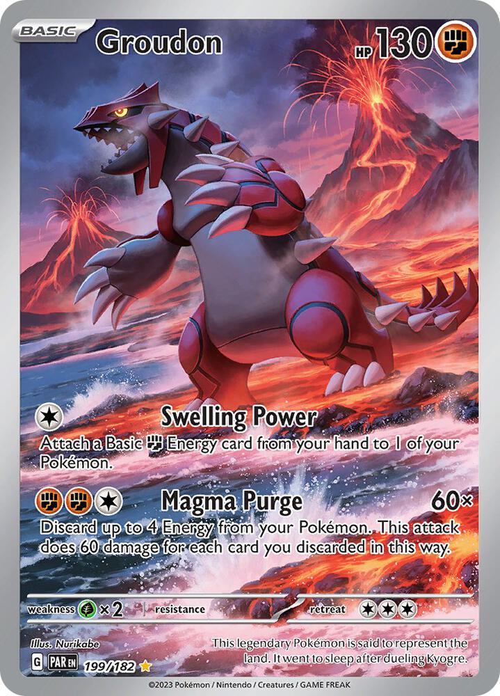 Groudon - 199/182 [SV04: Paradox Rift] 199/182