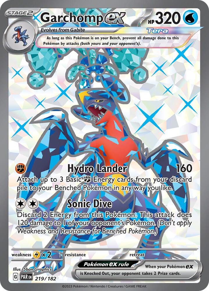 Garchomp ex - 219/182 [SV04: Paradox Rift] 219/182