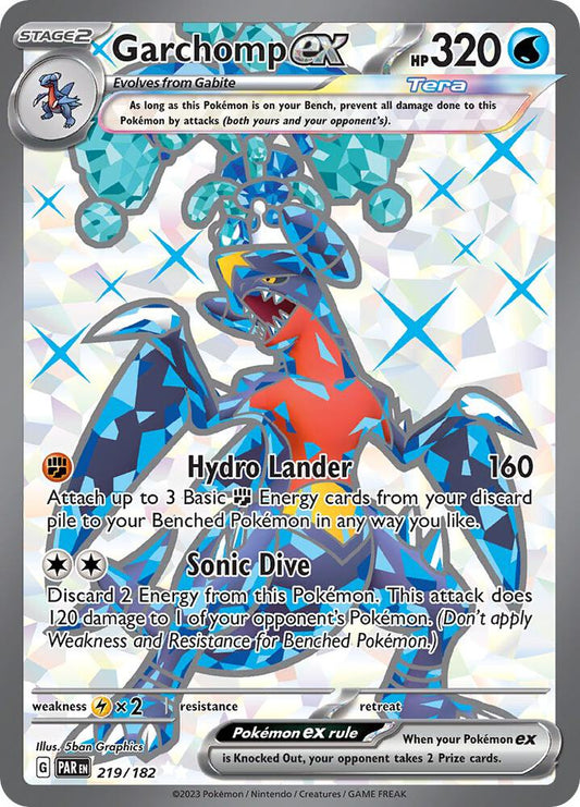 Garchomp ex - 219/182 [SV04: Paradox Rift] 219/182