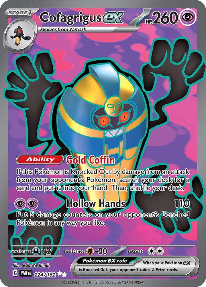 Cofagrigus ex - 224/182 [SV04: Paradox Rift] 224/182