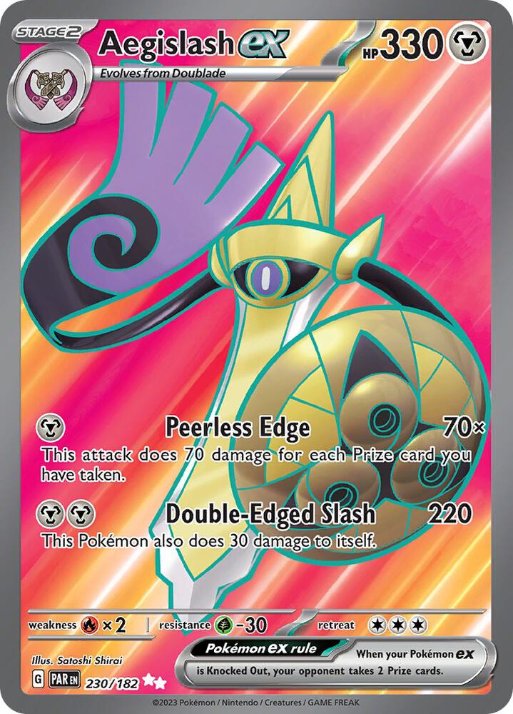 Aegislash ex - 230/182 [SV04: Paradox Rift] 230/182