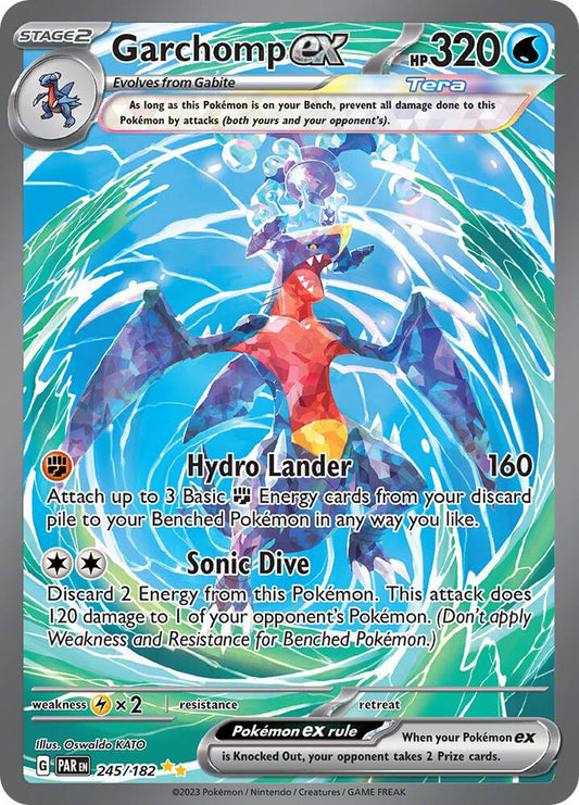 Garchomp ex - 245/182 [SV04: Paradox Rift] 245/182