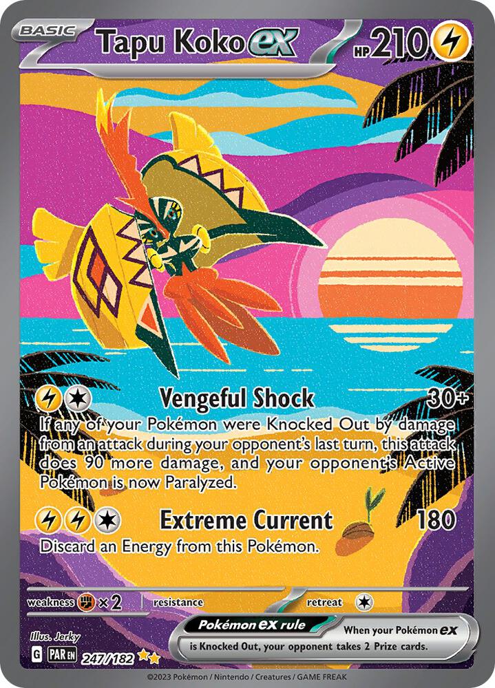 Tapu Koko ex - 247/182 [SV04: Paradox Rift] 247/182