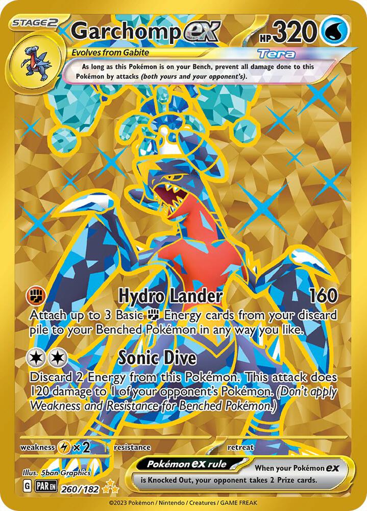 Garchomp ex - 260/182 [SV04: Paradox Rift] 260/182