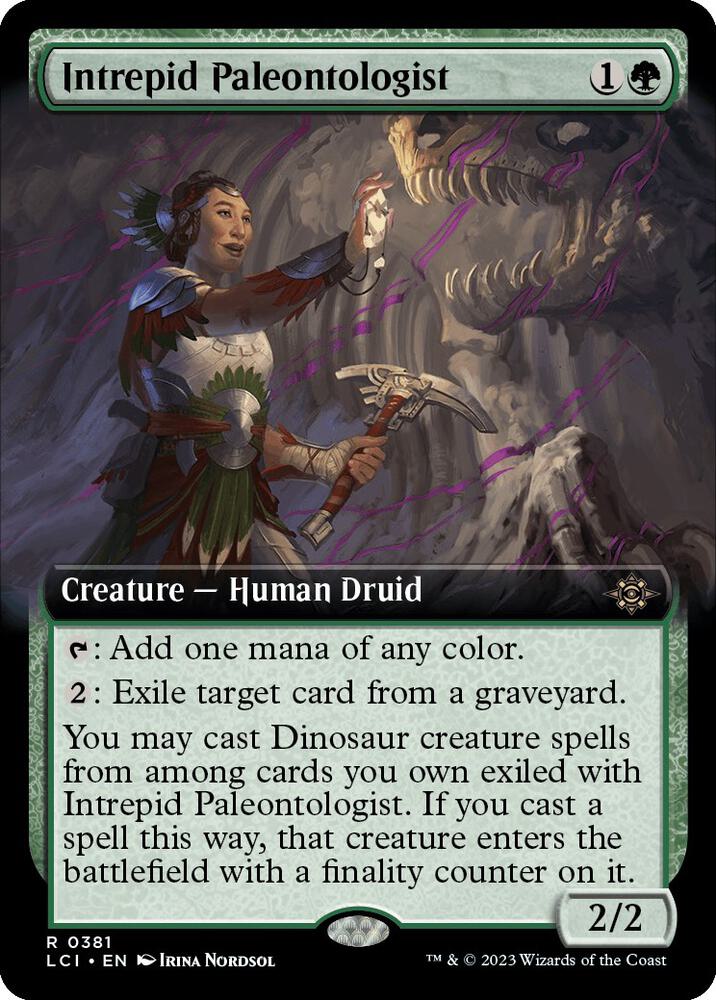 Intrepid Paleontologist (Extended Art) [The Lost Caverns of Ixalan] 381