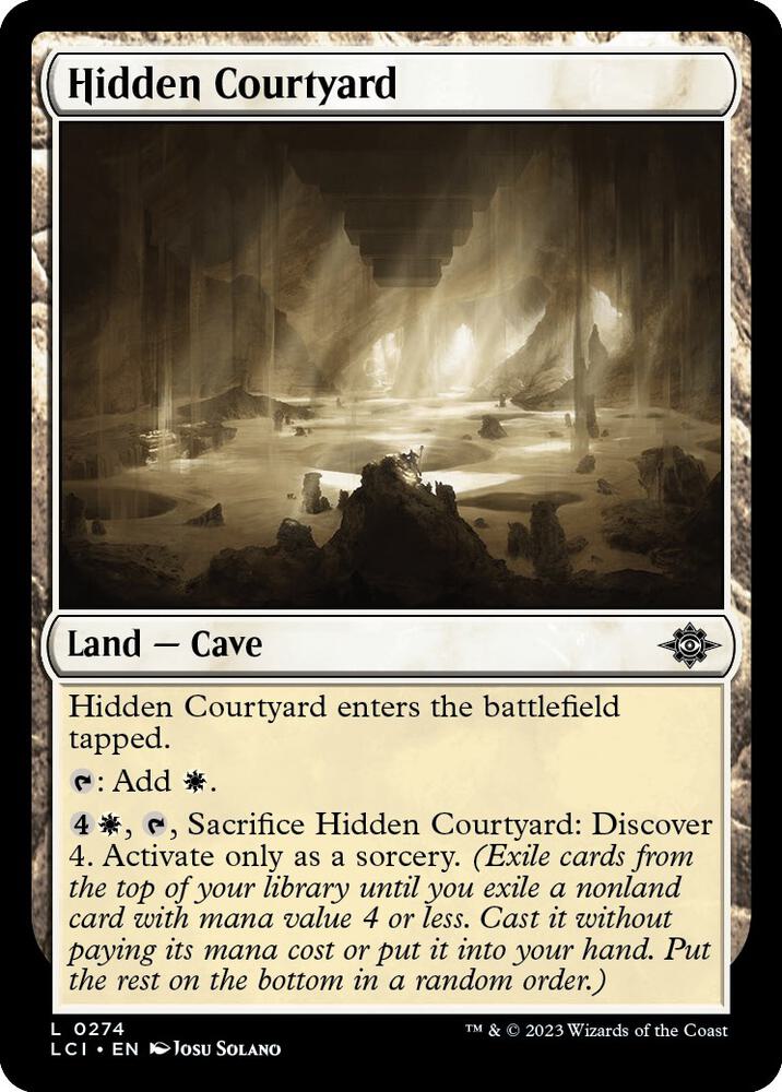 Hidden Courtyard [The Lost Caverns of Ixalan] 274
